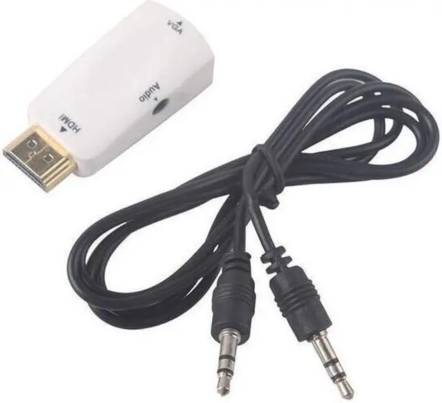 Alt view image 2 of 4 - HDMI to VGA with Audio Cable HDMI to VGA Adapter Male To Female 1080p HDMI to VGA Converter For PC/TV/Xbox 360 PS3