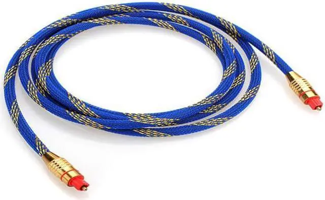 Alt view image 2 of 3 - Premium 2M Toslink Digital Optical Fiber Audio Cable 6.5FT OD 5.0