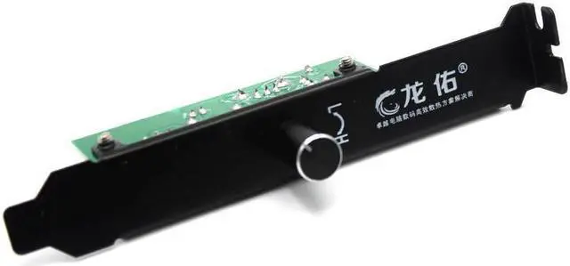 Alt view image 2 of 3 - 3 Channels PC Cooler Cooling Fan Speed Controller for CPU Case HDD DDR VGA Fan w/ PCI Bracket, Power by 12V Molex IDE 4pin female