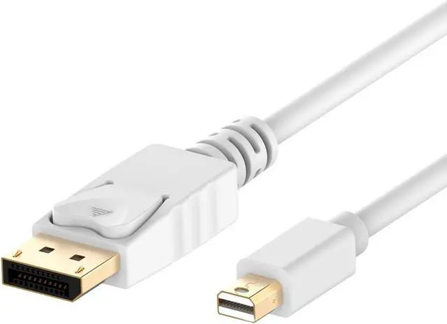 Main image of CORN Mini DisplayPort to DisplayPort Cable, Mini DP to DP, 4K Ready, Gold Plated, 6 Feet