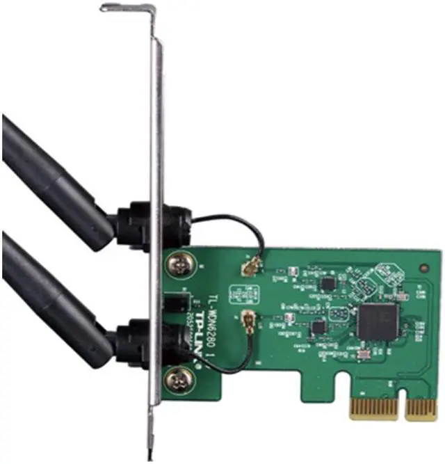 Alt view image 3 of 4 - TP-LINK TL-WDN6280 Dual Band Wireless AC1300 PCI Express Adapter, 2.4 GHz 400 Mbps / 5 GHz 867 Mbps, IEEE 802.1ac/a/b/g/n, WPA / WPA2, WPA-PSK/WPA2-PSK,Plug & Play in Windows XP/7/8/8.1/10