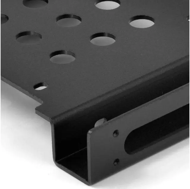 Alt view image 7 of 7 - Aluminum 2.5 " & 3.5 " SATA HDD SSD to 5.25 bracket adapter 2.5 to 5.25 or 3.5 to 5.25 hard drive bay converter mounting kit