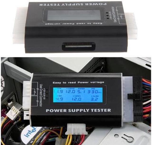 1 Pc 20/24 Pin Pc Computer Power Supply Tester Checker Led For Psu
