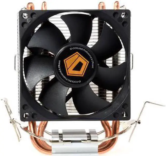 Alt view image 4 of 5 - 2 Direct Touch Heatpipes CPU Cooler with 80mm Fan for Intel & AMD for ID-COOLING SE-802