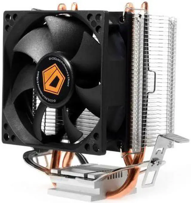 Alt view image 5 of 5 - 2 Direct Touch Heatpipes CPU Cooler with 80mm Fan for Intel & AMD for ID-COOLING SE-802