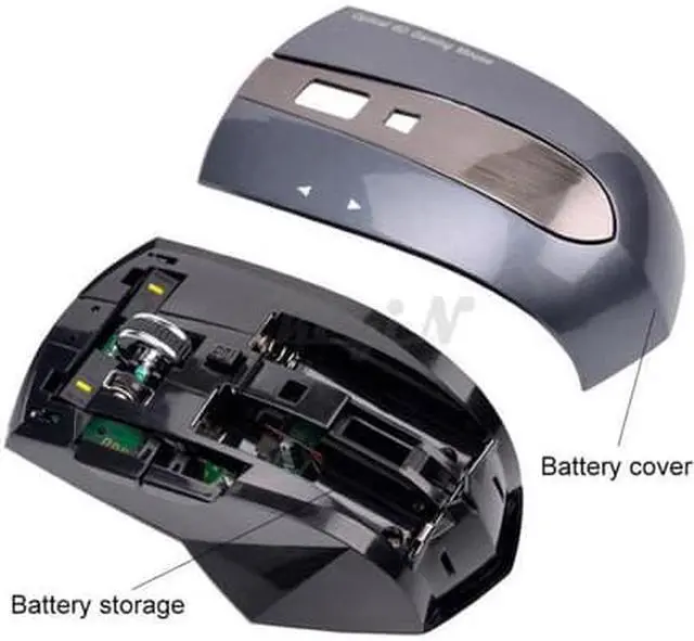 Alt view image 4 of 6 - 2.4G Rechargeable Wireless Mouse PC Computer Mouse for Gamer Gaming Optical Mice +Usb HUB Docking Receiver BM30-P4244