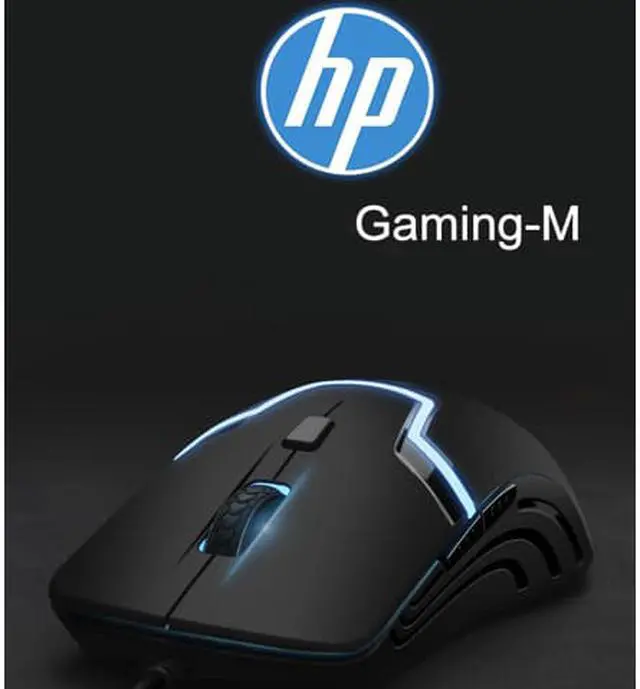 Alt view image 6 of 9 - HP M100  Ergonomic Design, Cool Exterior Wired 4 - Buttons Quiet Clicking 1600DPI RGB Breathing Light  Mouse For Office And Game - White