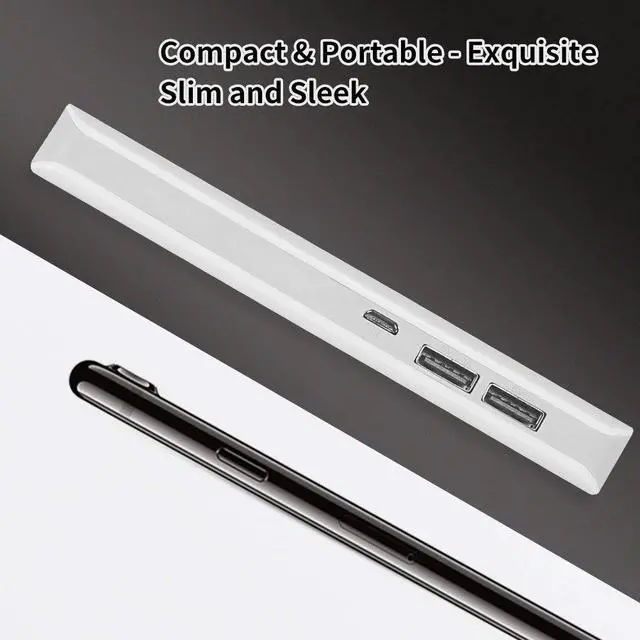 Alt view image 3 of 7 - Tinkon 16800mAh Portable Charger External Battery Ultra-Compact Pack Backup Power Bank with Dual USB Ports for iPhone, iPad Mini, Samsung, Nexus, HTC, Huawei, Lenovo, More Phones and Tablets- White