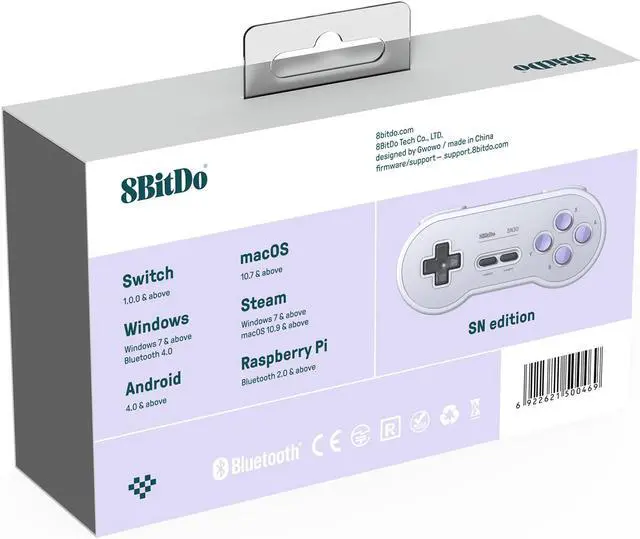 Alt view image 4 of 4 - 8Bitdo SN30 Gamepad for Nintendo Switch Windows macOS Android Controller Joystick Wireless Bluetooth Game Controller