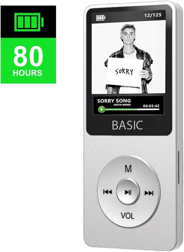 forfriskende bronze mode SAMVIX BASIC MP3 Player 4GB, 80 Hours Lossless Music Player, Voice  recorder, Supports up to 128GB, WITH FM RADIO, 2018 NEW MODEL Mp3 Player  For kids and adults (WHITE) MP3 / MP4
