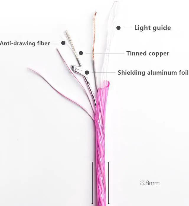 Alt view image 4 of 4 - CORN 3Ft Glow in the Dark Light up LED Lightning Charging Cable for iPhone 8 8 plus 7 7 Plus 6 6 Plus iPhone LED cable iPhone 8 led charging cable led iPhone cable iPhone 8 led cable