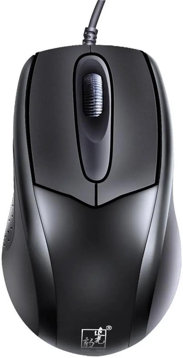 Alt view image 2 of 7 - CORN 512  Ergonomic Design, USB Plug Classic Exterior Wired Mouse  For Office And Game- Black
