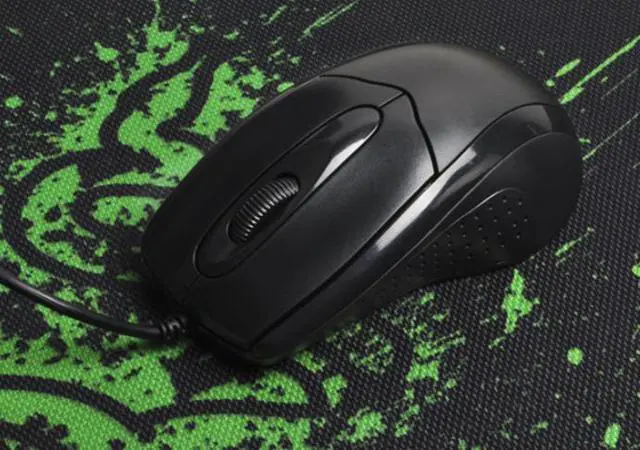 Alt view image 4 of 7 - CORN 512  Ergonomic Design, USB Plug Classic Exterior Wired Mouse  For Office And Game- Black