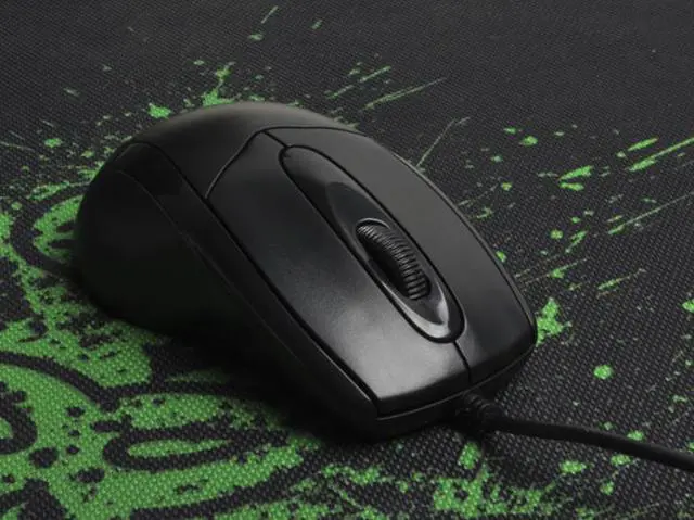 Alt view image 5 of 7 - CORN 512  Ergonomic Design, USB Plug Classic Exterior Wired Mouse  For Office And Game- Black