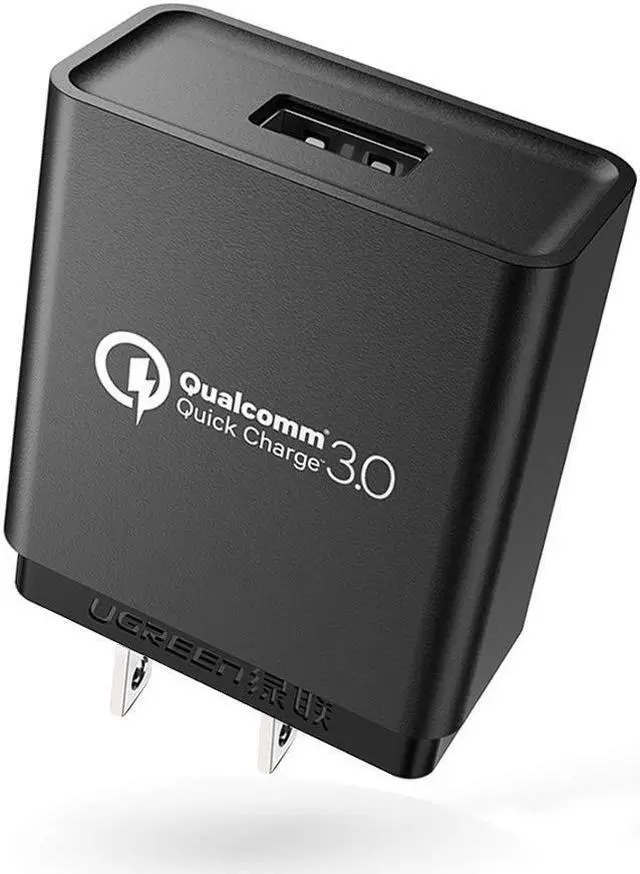 Main image of UGREEN Quick Charge QC 3.0 USB Wall Charger, 18W Fast Rapid Wall Charger Samsung S8 S9 S7 Note8 S6 Note 5, LG V30 V20 G6 Stylo 3, Motorola Droid Turbo, Moto G5, HTC 10 Sony ZTE iPhone iPad