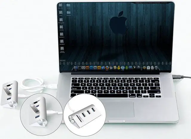Alt view image 6 of 7 - CORN USB3.0 Card Reader and 3 Ports Usb Hub, High Speed External Memory Card Reader (MS, Micro SD,SD/MMC,M2,TF Card)