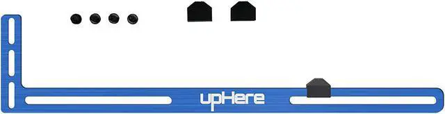 Alt view image 4 of 5 - upHere Graphics Card GPU Brace Support Video Card Sag Holder/Holster Bracket, Anodized Aerospace Aluminum, Single or Dual Slot Cards- BLUE