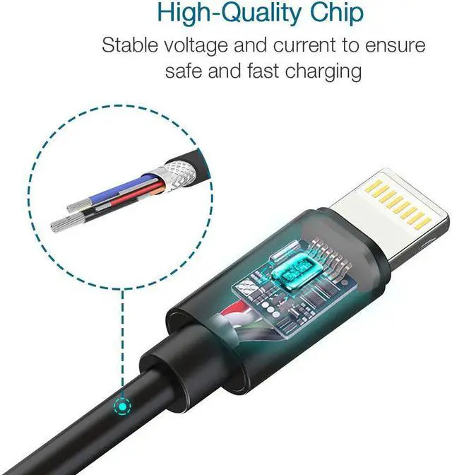 Alt view image 2 of 7 - Coiled Charging Cable, CORN 2 Pack Retractable Phone Charger Cord USB Powerline Compatible for iPhone Xs/XS MAX/X / 8/7 / 6 Plus, iPad, Carplay - (Black/5ft)