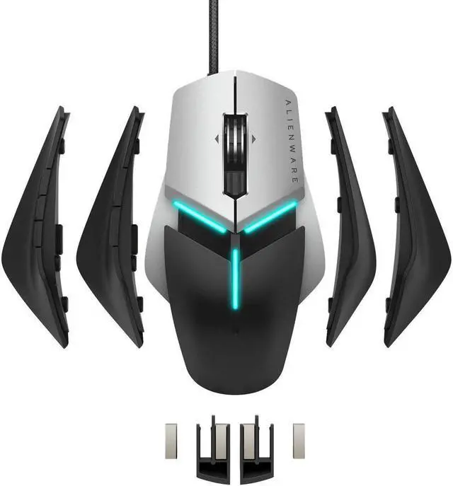 Alt view image 4 of 7 - Alienware Elite Gaming Mouse AW958-12, 000 DPI - 5 On-The-Fly DPI Settings - 13 Programmable Buttons