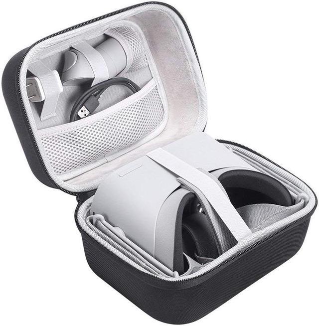 Bliver til I virkeligheden krone Hard EVA Travel Case for Oculus Go Virtual Reality Headset and Controllers  Accessories Carry Bag Protective Storage Box (Black+Gray) VR Accessories -  Newegg.com
