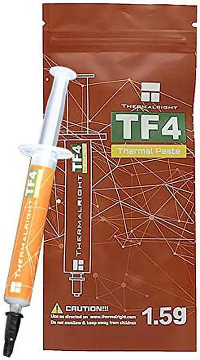 Alt view image 2 of 3 - Thermalright TF4 Thermal Compound Paste 9.5 W/mK, Carbon Based High Performance, Heatsink Paste, CPU for All Coolers, Interface Material, 1.5 Grams