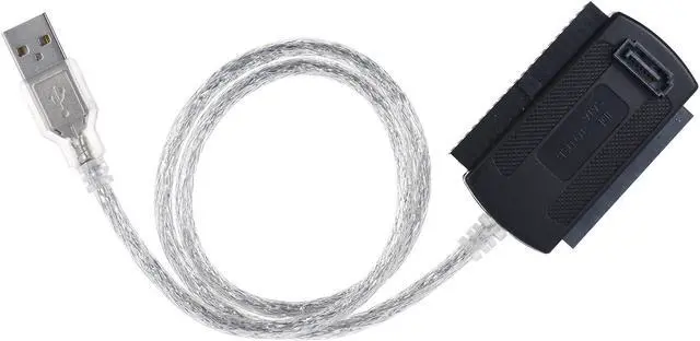 Alt view image 5 of 6 - CORN SATA/PATA/IDE Drive to USB 2.0 Adapter Converter Cable for 2.5/3.5 Inch Hard Drive/5 inch Optical Drive with External AC Power Adapter