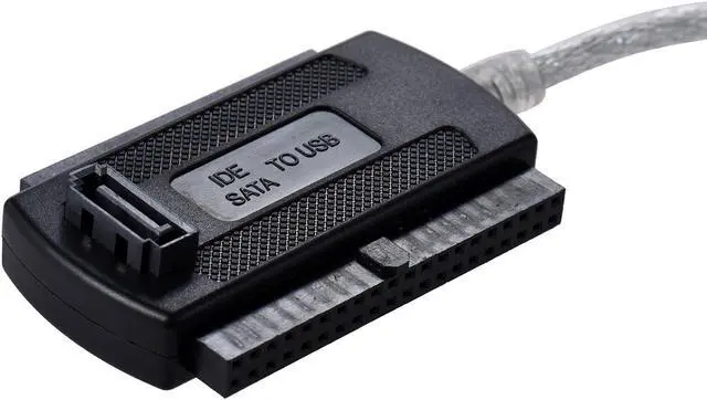 Alt view image 4 of 6 - CORN SATA/PATA/IDE Drive to USB 2.0 Adapter Converter Cable for 2.5/3.5 Inch Hard Drive/5 inch Optical Drive with External AC Power Adapter