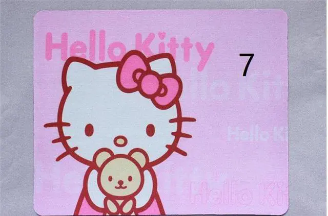 Alt view image 4 of 7 - CORN Hello Kitty Cartoon Mouse Pad, Little Gift for Pink Lover-Marked No. 06 in the Item Picture