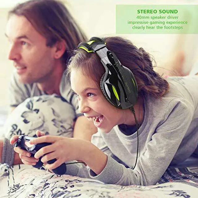 Alt view image 7 of 7 - SUPSOO G813 Xbox One Headset PS4 Gaming Headset Gaming Over Ear Headphones with Xbox one Mic LED Lights Noise-canceling Microphone for PS4, PS4 PRO, Xbox One, Xbox One S,Laptop Mac Tablet Smartphone