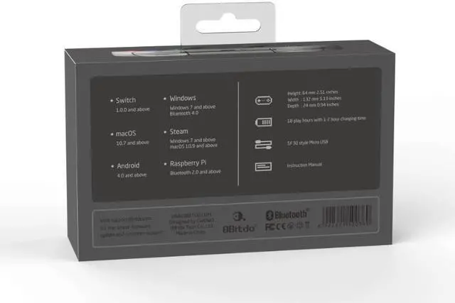 Alt view image 3 of 7 - 8Bitdo SF30 Pro Controller Windows, macOS, & Android - Nintendo Switch