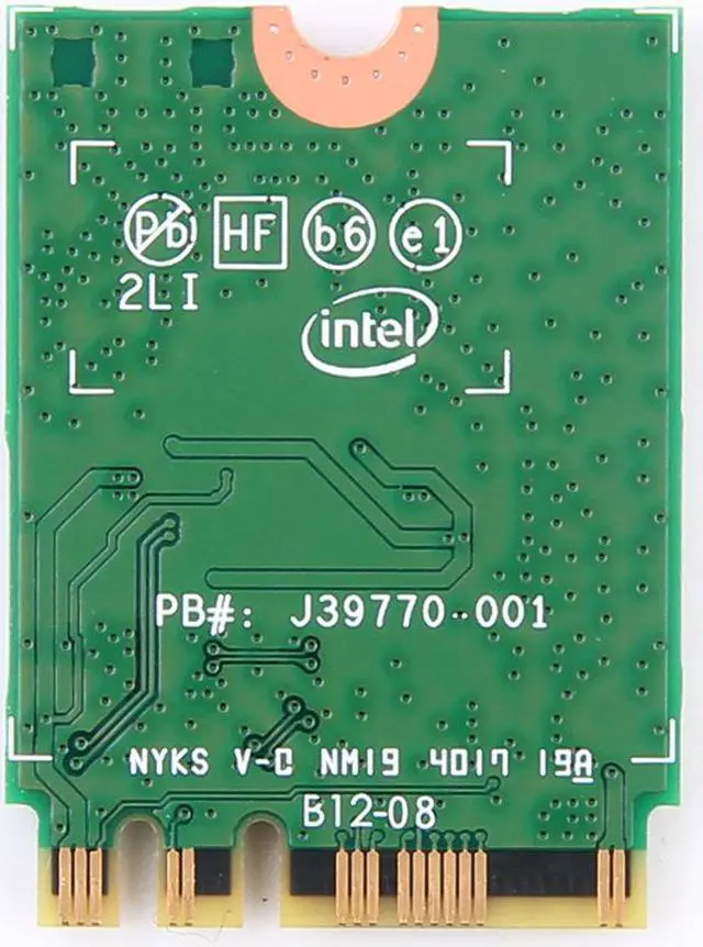 Alt view image 5 of 10 - Intel 9260NGW 2.4G/5G 300Mbps+1730Mbps 160 MHz Channels Bluetooth 5.0 NGFF Combo Wifi Adapter