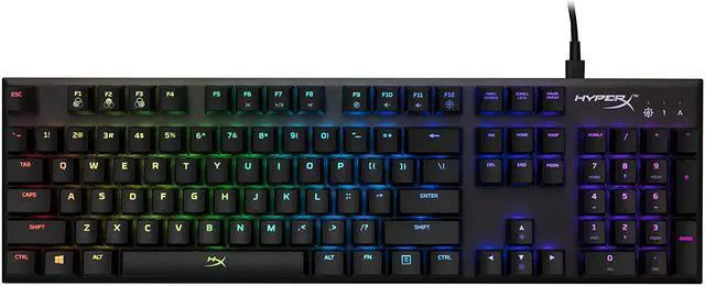 Alt view image 4 of 7 - HyperX Alloy FPS RGB - Mechanical Gaming Keyboard and HyperX Pulsefire Core - RGB Gaming Mouse