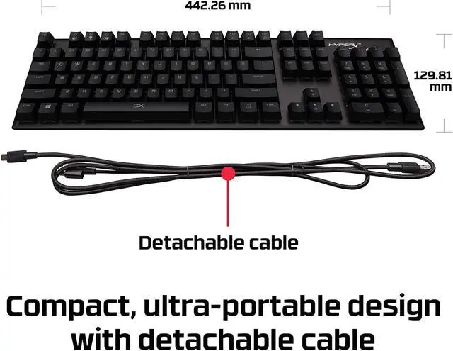 Alt view image 6 of 7 - HyperX Alloy FPS RGB - Mechanical Gaming Keyboard and HyperX Pulsefire Core - RGB Gaming Mouse