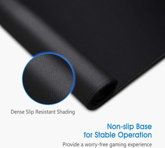 Alt view image 5 of 7 - VicTsing Extended Gaming Mouse Pad, Thick Large (31.5×15.75×0.08 inch) Computer Keyboard Mousepad Mouse Mat, Water-Resistant, Non-Slip Base, Durable Stitched Edges, Ideal for Both Gaming
