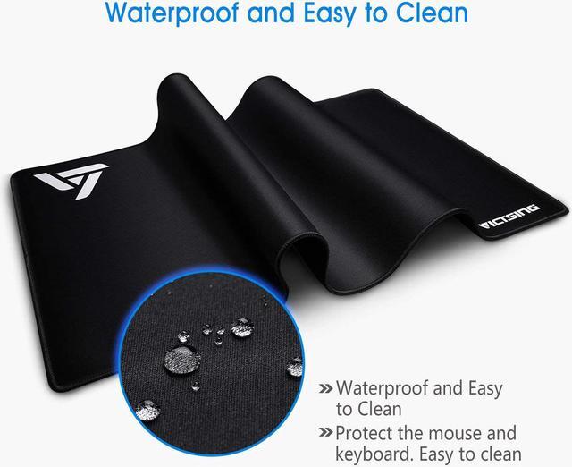 Alt view image 7 of 7 - VicTsing Extended Gaming Mouse Pad, Thick Large (31.5×15.75×0.08 inch) Computer Keyboard Mousepad Mouse Mat, Water-Resistant, Non-Slip Base, Durable Stitched Edges, Ideal for Both Gaming