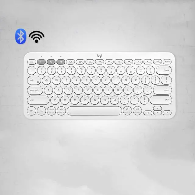 Main image of Logitech K380 920-007559 White Bluetooth Wireless Mini Keyboard