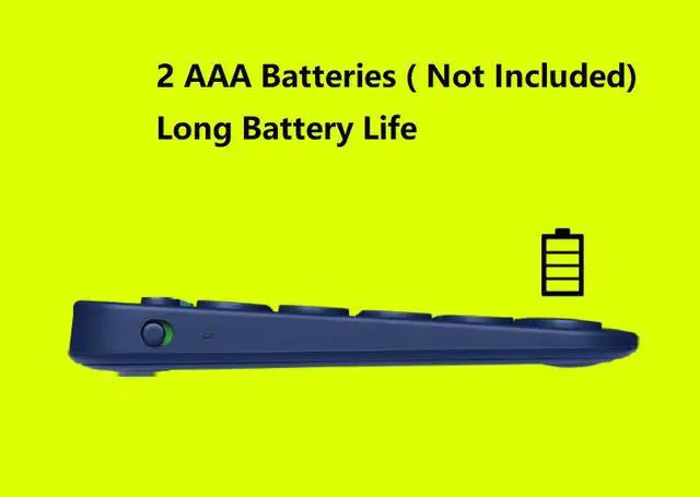 Alt view image 2 of 3 - Logitech K380 920-007559 White Bluetooth Wireless Mini Keyboard