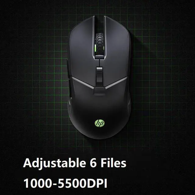 Alt view image 3 of 7 - HP G260  Ergonomic Design,Cool Exterior USB Wired Silent Clicking Version Gaming Mouse , 5500DPI, 16.8 Million Colors Programmable Gaming Mice