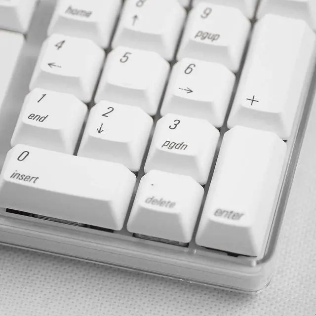 Alt view image 4 of 7 - Qisan Magicforce N-key Rollover  Mechanical Keyboard Gaming Keyboard Cherry MX Red 100% Full Size 108 Keys with White Backlight Case,PBT Keycaps
