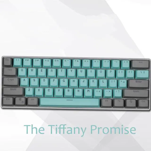 Alt view image 2 of 2 - CORN 61 Key Layout OEM Profile PBT Thick Keycaps for 60% Mechanical Keyboard for RK61,GANSS ALT61,IKBC poker,Annie PRO,GH60,iqunix f60