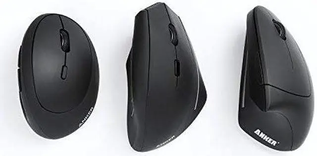 Alt view image 4 of 4 - Ergonomic Optical USB Wired Vertical Mouse 1000/1600 DPI, 5 Buttons CE100