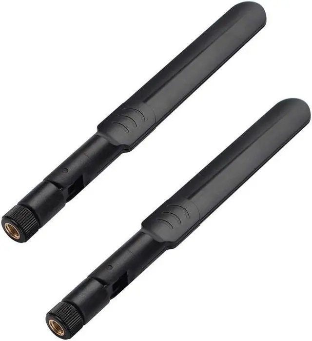 Alt view image 3 of 3 - 2 x 2.4GHz 5GHz 5.8GHz Dual Band WiFi RP-SMA Male Antenna+2 x 35CM U.FL/IPEX to RP SMA Female Pigtail Cable for Mini PCIe Card Wireless Routers PC Repeater Desktop FPV UAV Drone PS4 Build
