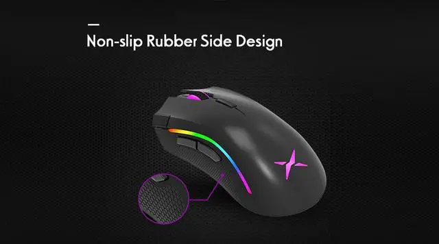 Alt view image 4 of 7 - Delux M625 PMW3325 Sensor Gaming Mouse 10000DPI 6500FPS 7 Buttons RGB Back light Optical Wired Mice with Fire Key For FPS Gamer