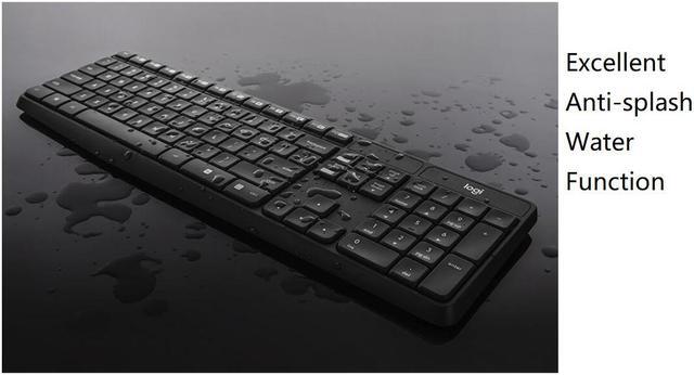 Alt view image 7 of 7 - Logitech MK315 2.4 GHz Wireless Keyboard and Mouse Combo - Black