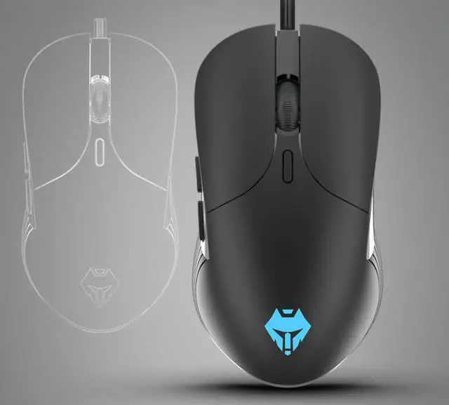 Alt view image 2 of 7 - NEW ARRIVAL --Langtu K6  Ergonomic Design,Cool Exterior USB Wired 3200DPI Gaming Mouse For Office And Game, 7-color Breathing Backlit- Black (Silent Version)