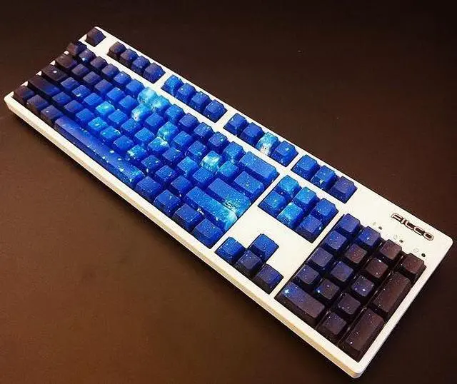 Main image of CORN  Dark Starry Sky Version OEM PBT Keycaps Set  for 104 Keys Mechanical Gaming Keyboard ( Keycaps ONLY)-Normal Printing Characters Version