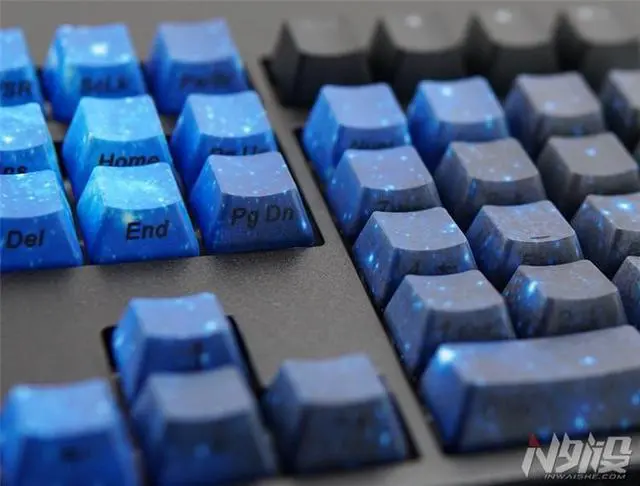 Alt view image 2 of 7 - CORN  Dark Starry Sky Version OEM PBT Keycaps Set  for 104 Keys Mechanical Gaming Keyboard ( Keycaps ONLY)-Normal Printing Characters Version