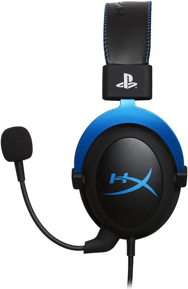 Alt view image 2 of 7 - HyperX Cloud - Official Playstation Licensed Gaming Headset for PS4 with in-Line Audio Control, Detachable Noise Cancelling Microphone, Comfortable Memory Foam - Black