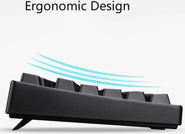 Alt view image 2 of 4 - CORN Readson F87   NKRO  Ergonomic Design,Cool Exterior USB Wired  TKL Classic White Mechanical Keyboard, White Backlit - (Red Switch)