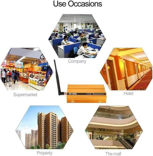 Alt view image 3 of 6 - 900MHz 2G 3G 4G Cell Phone Signal Booster Mobile Repeater Kit AT &T Verizon US